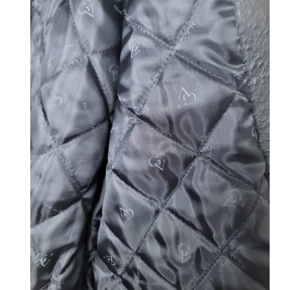 Vintage Gianni Versace Leather Jacket Hand Made In Italy - Picture 6 of 7